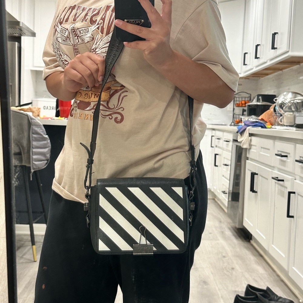 OFF WHITE Diag flap bag - Picture 9 of 16